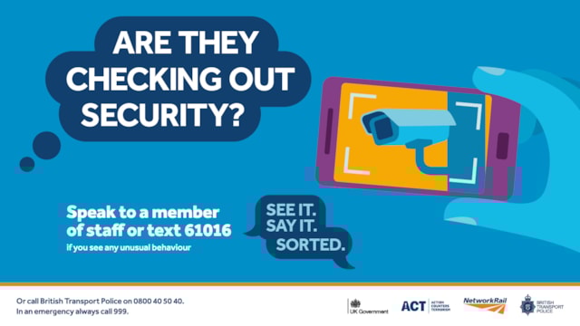 Embargoed until 0001 Tuesday September 16 - 'See it. Say it. Sorted' poster 4