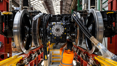 Pendolino bogie overhaul at Crewe