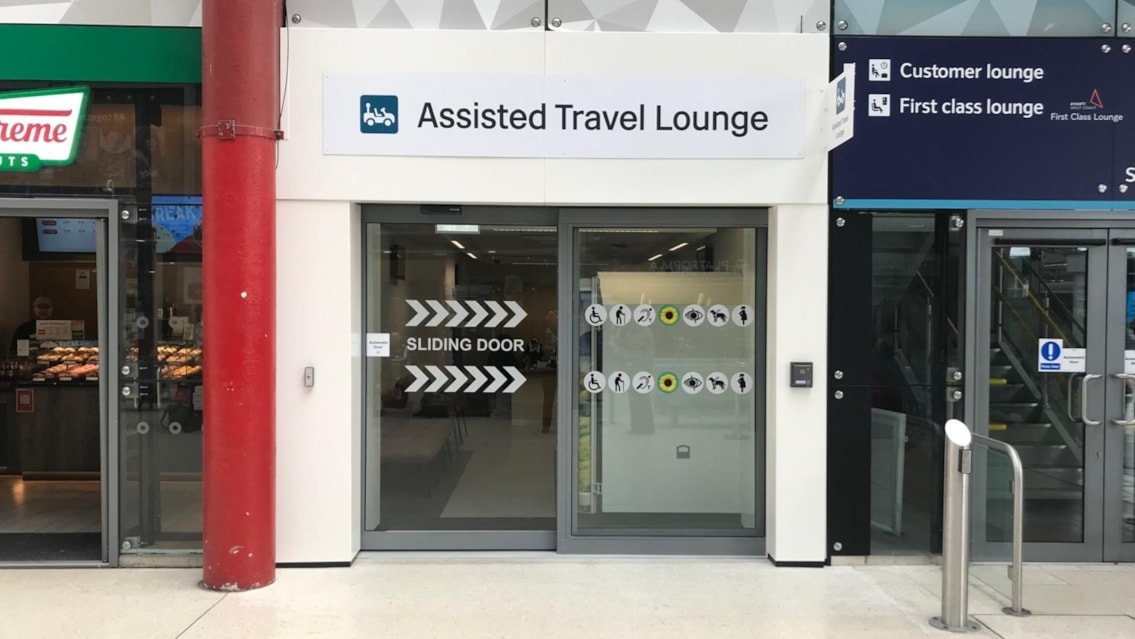 Liverpool Lime Street’s Assisted Travel Lounge opens to passengers: Liverpool Lime Street Assisted Travel Lounge front