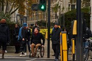 TfL Image - Pete Reed OBE crossing the road 5: TfL Image - Pete Reed OBE crossing the road 5