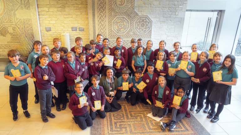 Schoolchildren take over at the Corinium Museum