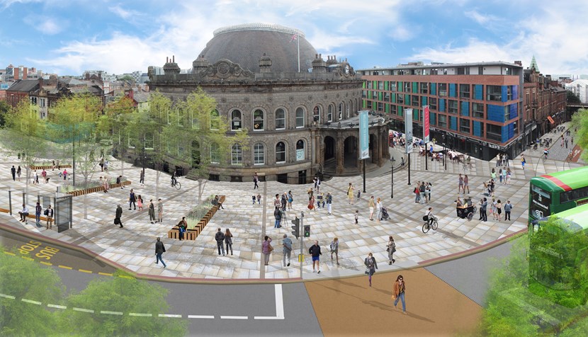 Senior councillors approve £21.5million Corn Exchange Connecting Leeds improvements scheme: connectingleedscornexchange.jpg