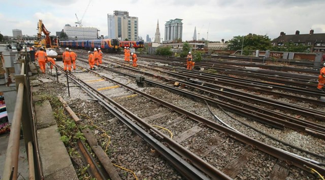 TIMELAPSE VIDEO: Bank Holiday upgrades deliver better railway for passengers: August Bank Holiday image from timelapse