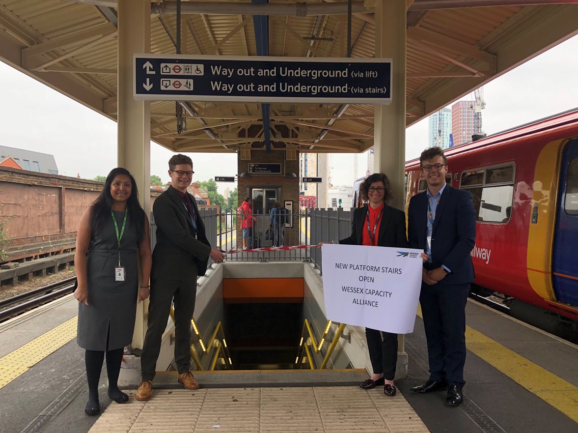 Better journeys at London’s Vauxhall station following congestion-busting project: Wessex Capacity Alliance project team Vauxhall