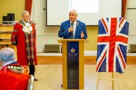 Leader of Dudley Council Patrick Harley and the Mayor of Dudley introuce Joe Bullock (2)