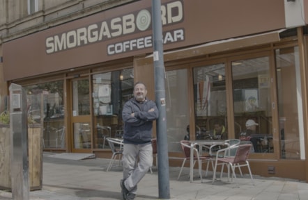 Arif Mehmood owner of Smorgasbord Coffee Bar