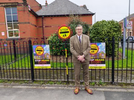 Cllr Warren Goldsworthy on the day of action