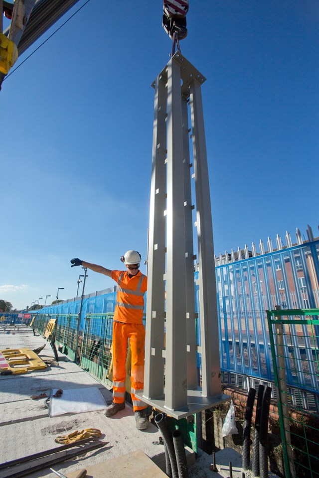 Abbey Wood Station works October 2015 209860