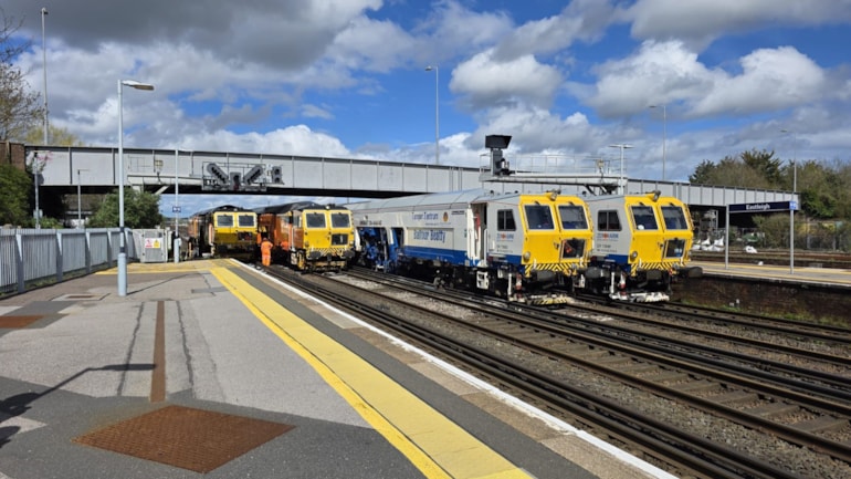 Passenger and freight services resume after Network Rail and South Western Railway carry out vital maintenance near Eastleigh