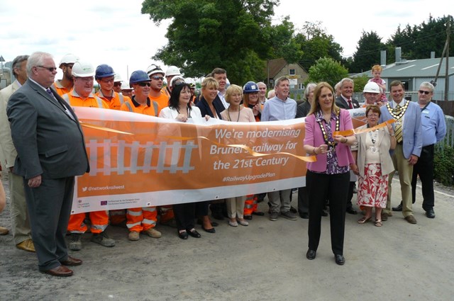 Wantage Road Bridge opening event