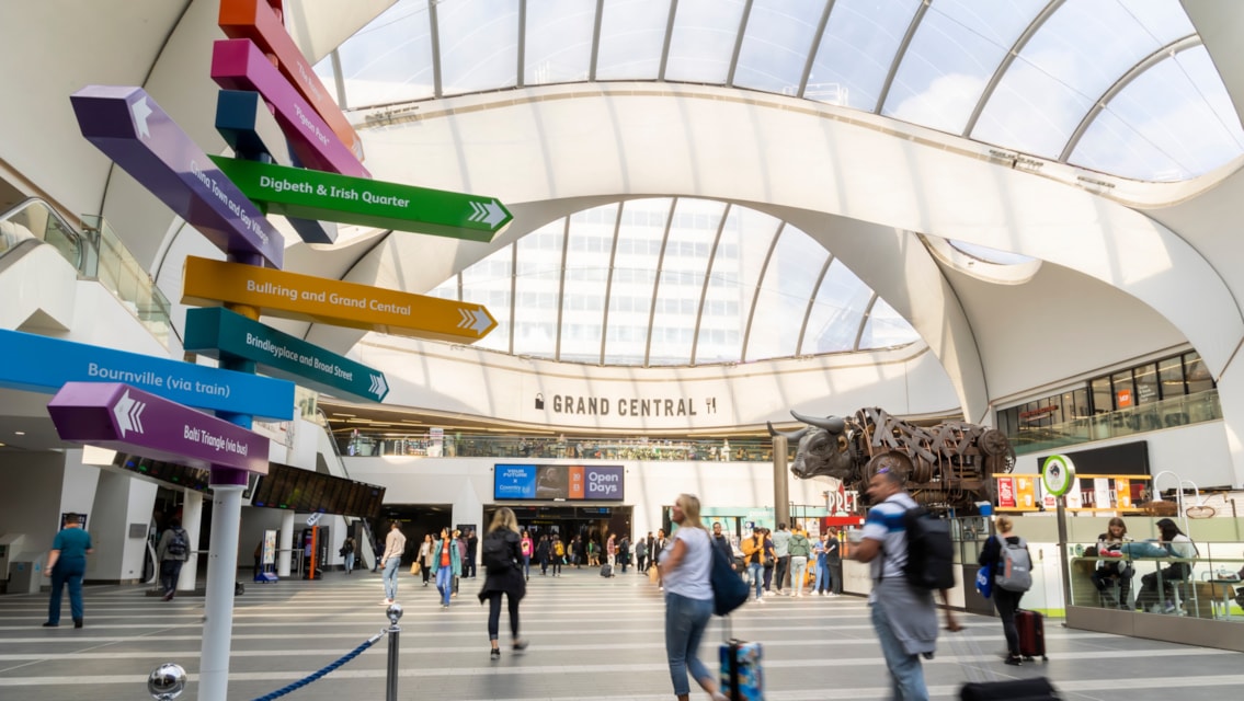 Passengers warned of a busy railway this bank holiday weekend: Birmingham New Street-224
