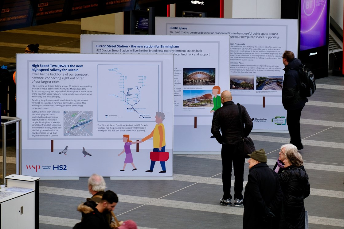 Curzon Street design engagement event at New Street station January 2020: Credit: Tom Lawson
(Curzon Street, station, design, engagement, event, Birmingham, New Street, public)
Internal Asset No. 13878