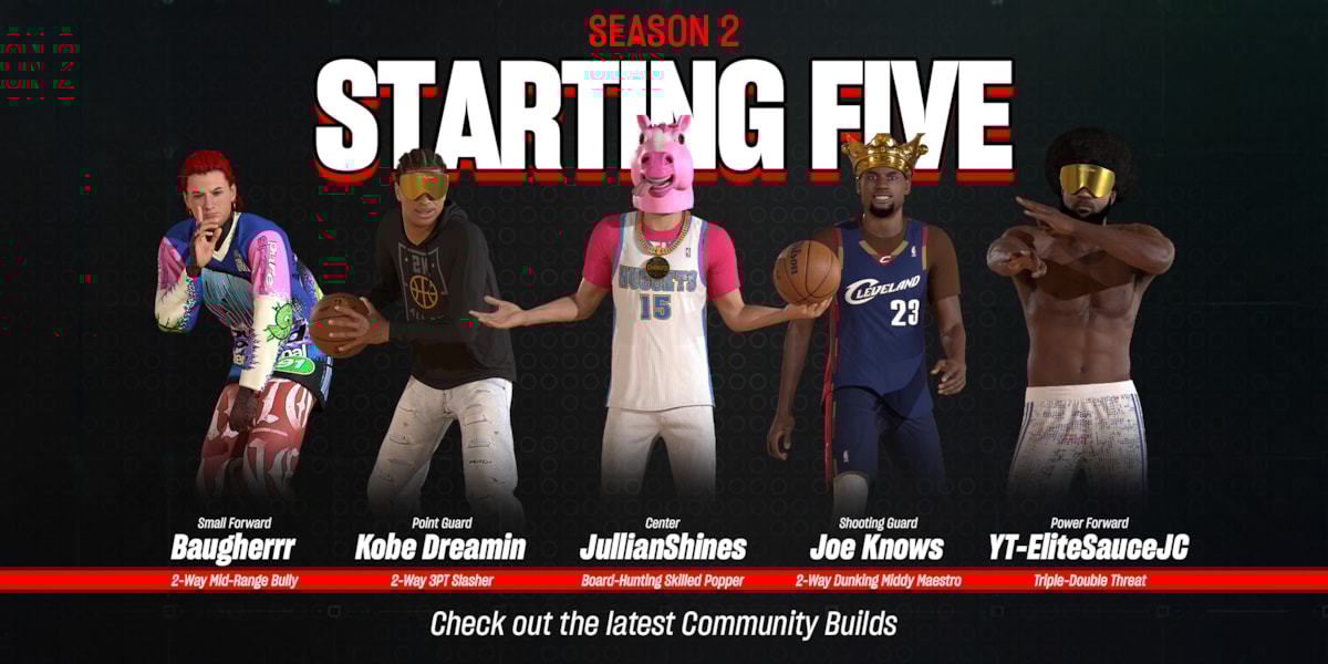 NBA 2K26 SEASON 2 COMMUNITY BUILD STARTING-2