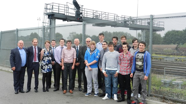 More Wales-based apprentices join the railway revolution: Apprentices on the Wales route 2012