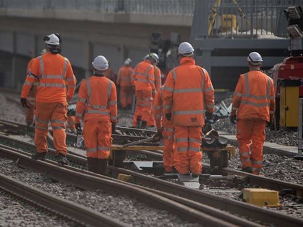 Network Rail track work