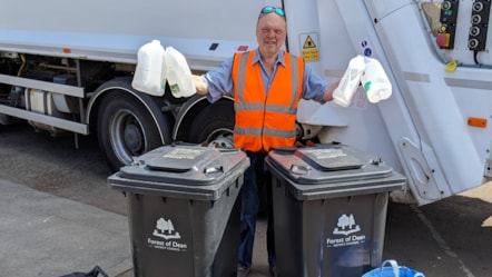 Cllr Andy Moore Recycle Week 2025