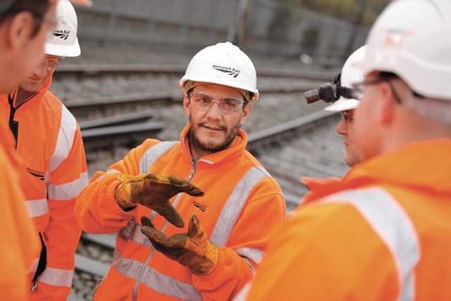 Network Rail engineers: Network Rail engineers