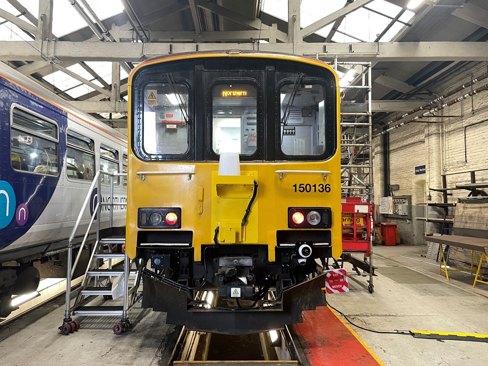 Intelligent Train - Concept Train at Newton Heath TrainCare Centre