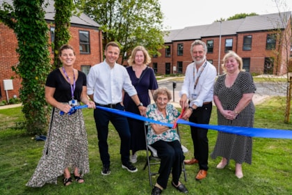Official opening for £5m affordable housing development in Leeds