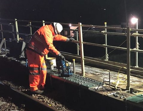 Bridge work Ely to Kings Lynn night
