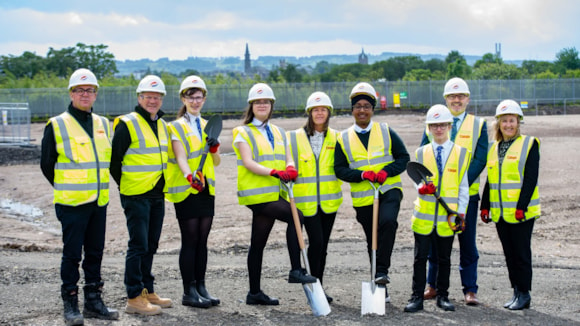 Construction work starts on new Paisley Grammar School Community Campus: New Paisley Grammar School  21.6.24-