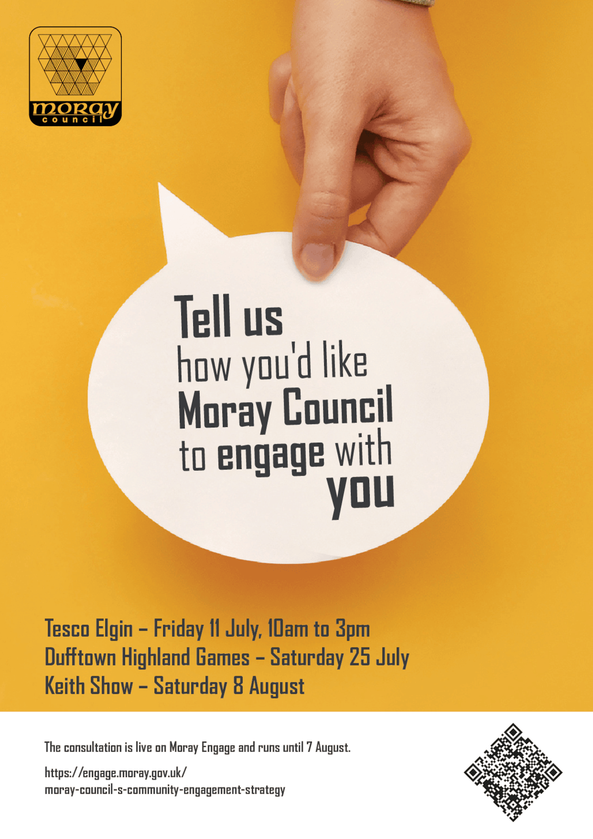 Engagement consultation poster