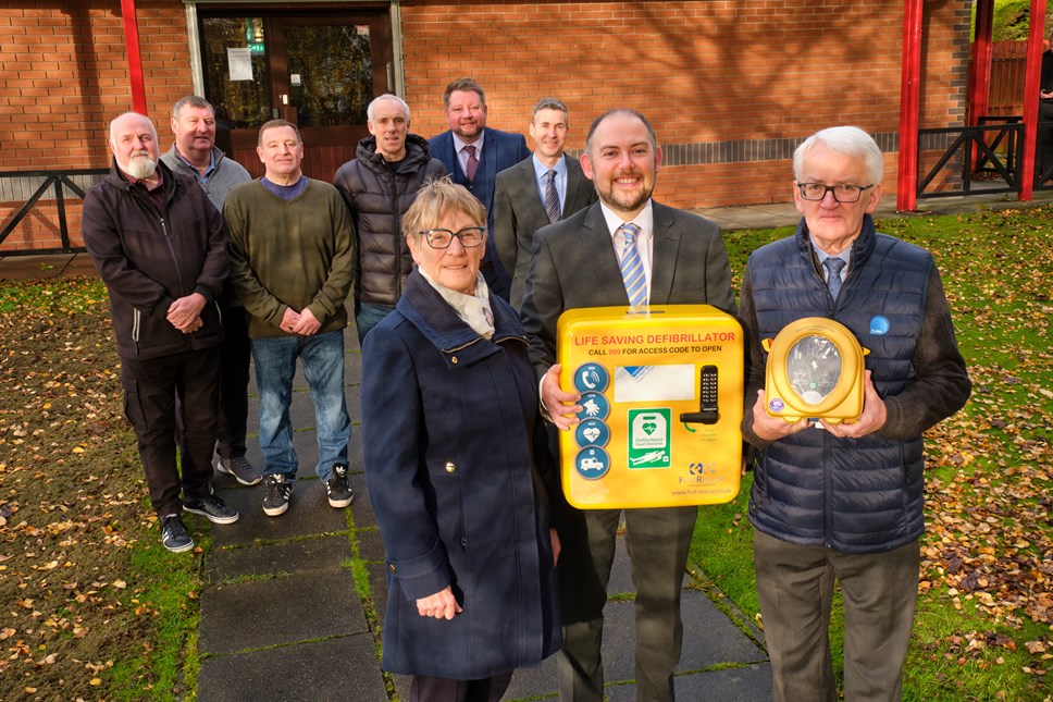 Kay Park defib handover