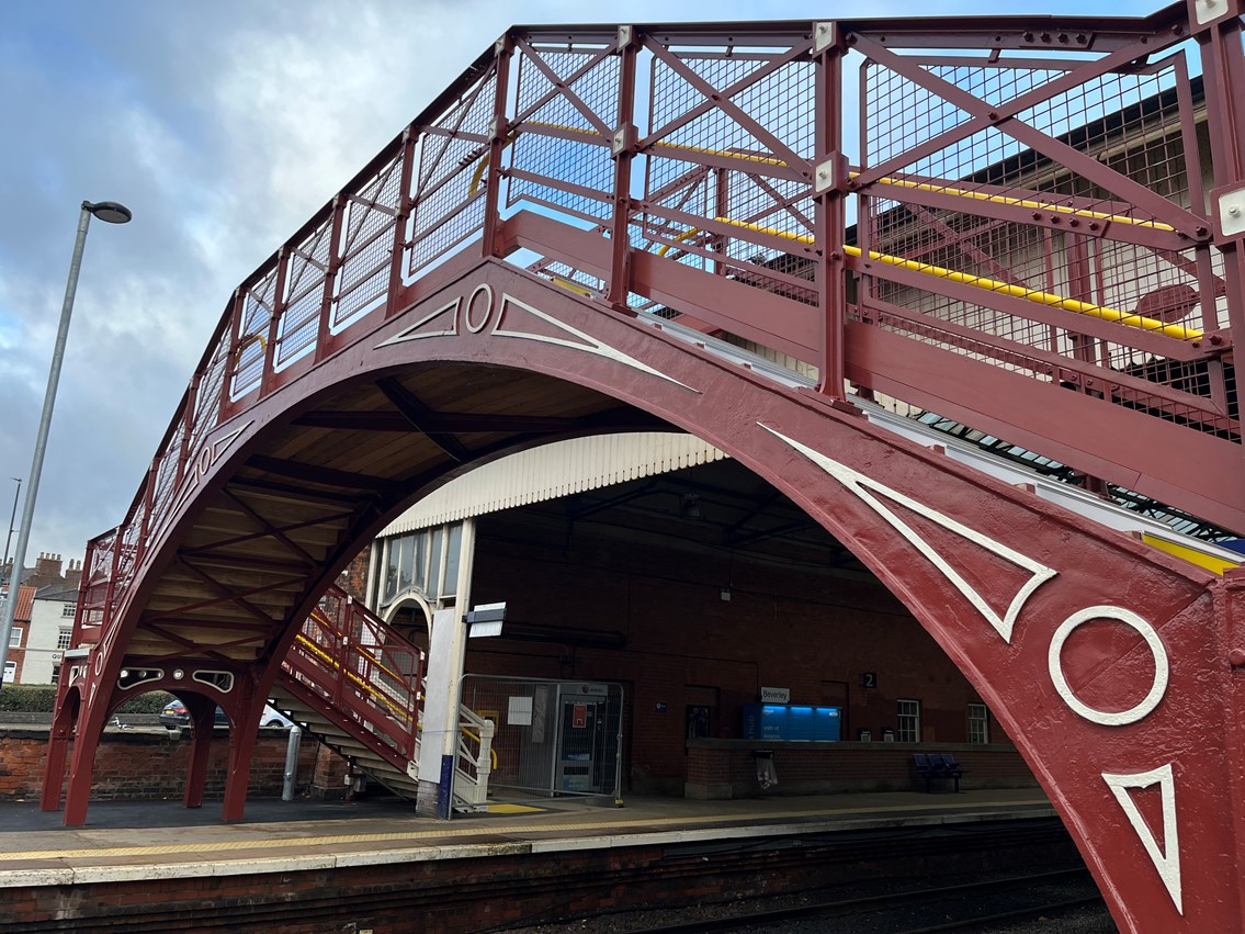 Beverley station's footbridge restored, Network Rail (2)