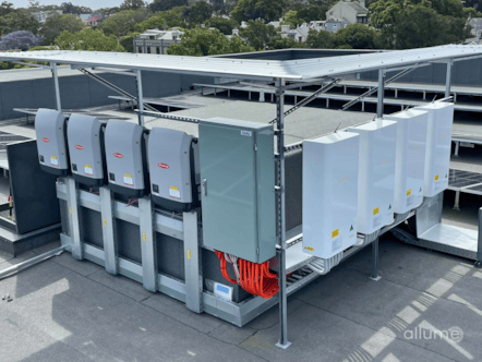 Allume SolShare technology on rooftop