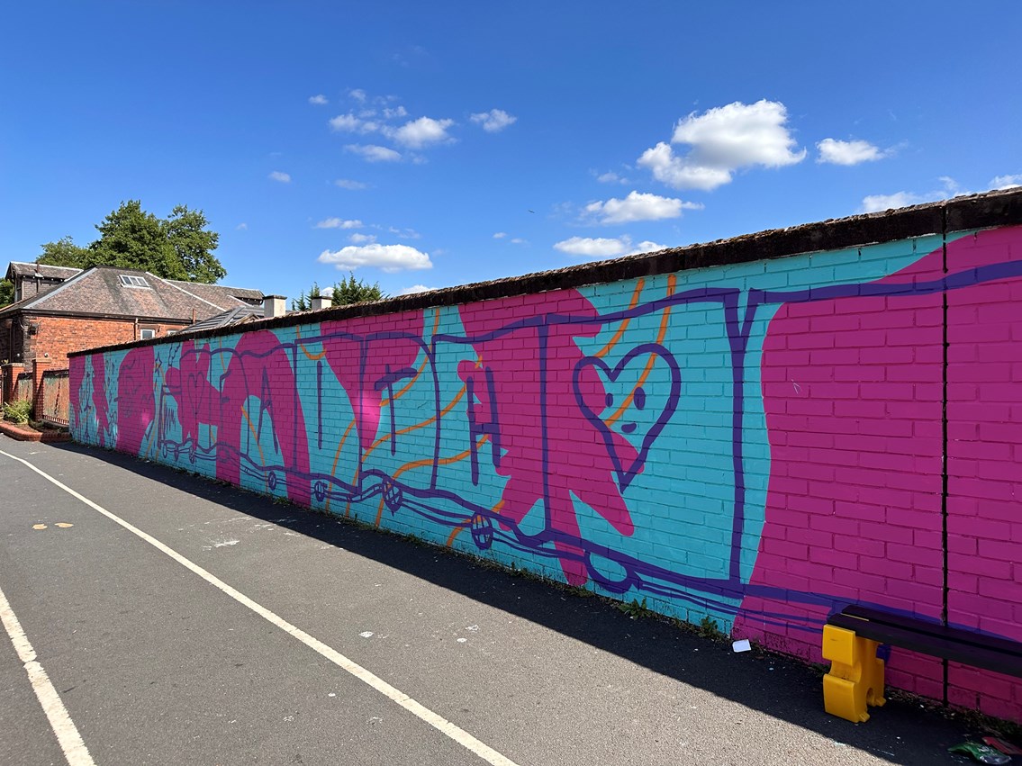 St Roch's Primary - Graffiti Wall-2