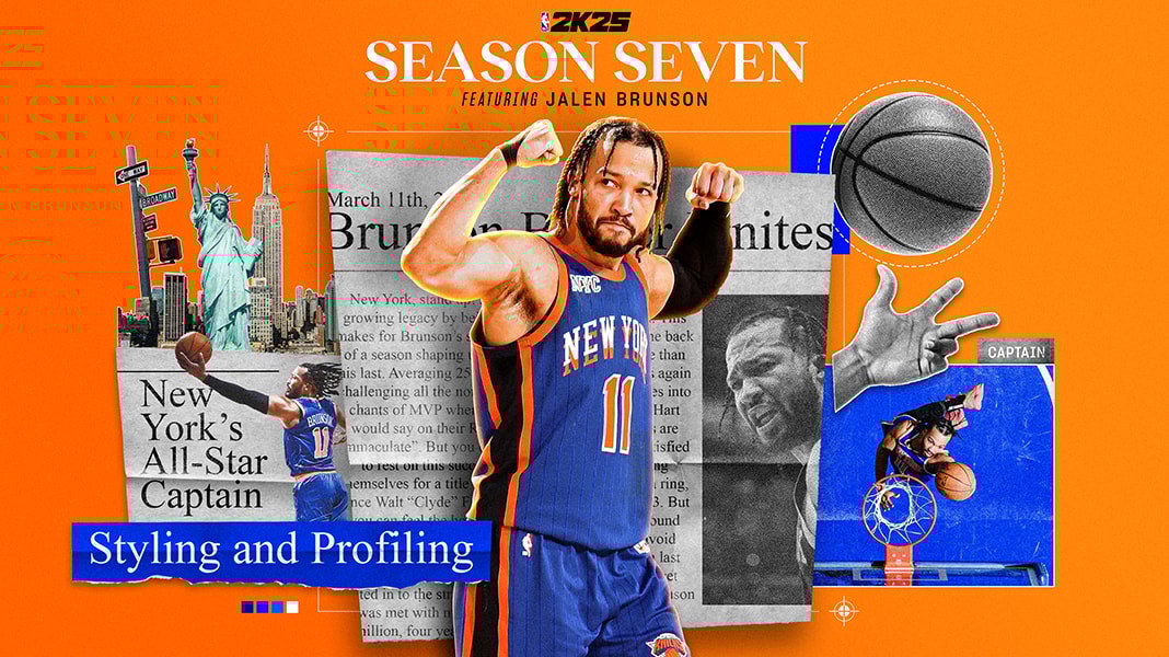 NBA 2K25 SEASON 7 JALEN BRUNSON KEY ART 2