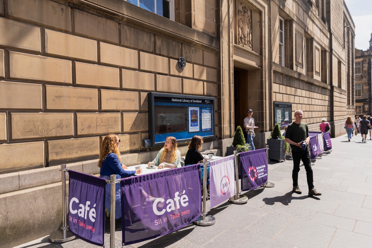 The National Library of Scotland on George IV Bridge. Credit: Eoin Carey.