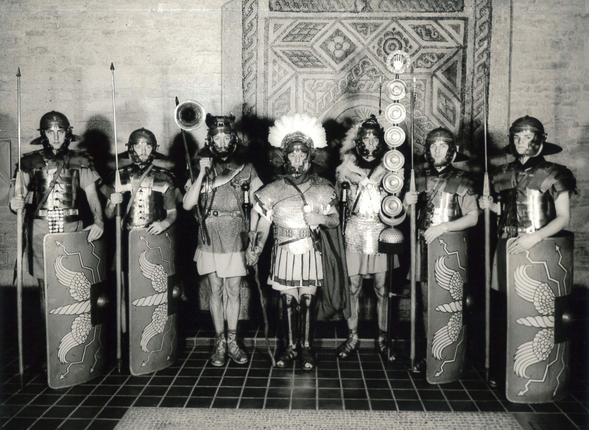 Ermine Street Guard at the Corinium Museum in 1980