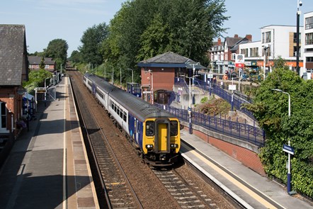 This image shows Urmston Station