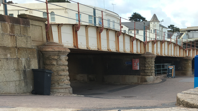 Colonnade underpass at Dawlish