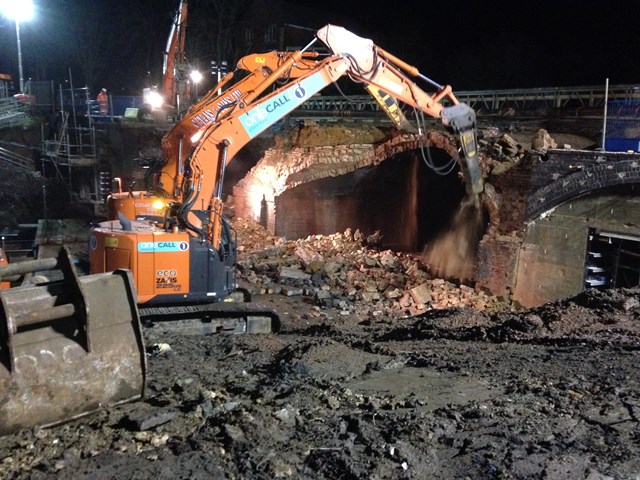 Pytchley Road demolition with machinery (1)