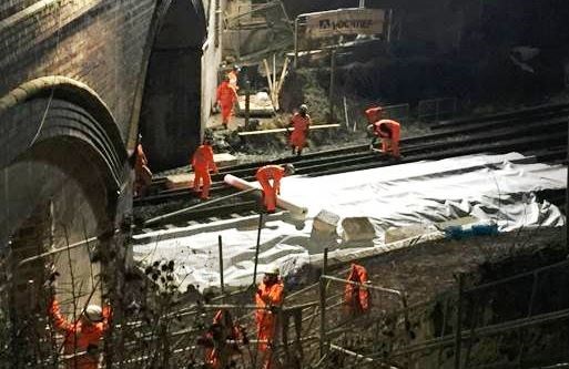 Bath bridge replacement work Christmas Day