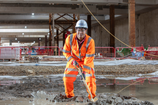 1500th HS2 apprentice Miguel completes final excavation of OOC Box July 2024