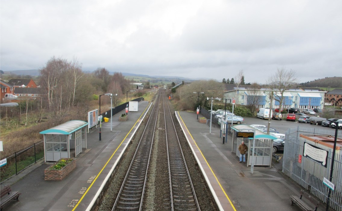 Vital track upgrade sees temporary closure of Craven Arms level crossing in Shropshire: Craven Arms Station-2