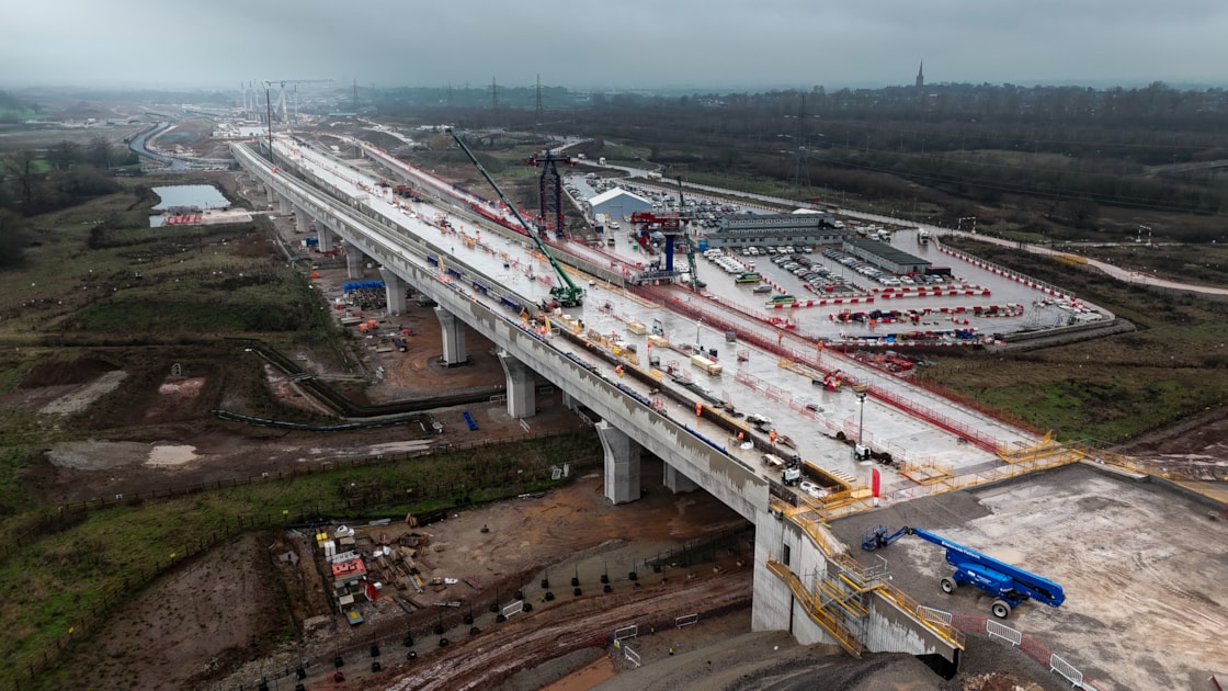 Coleshill viaducts looking north Feb 2025