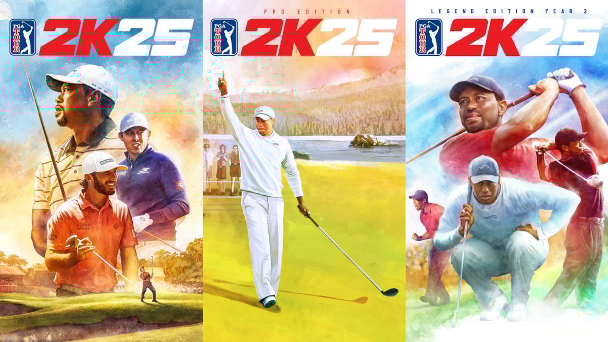 PGA TOUR 2K25 Nintendo Switch 2 Key Art