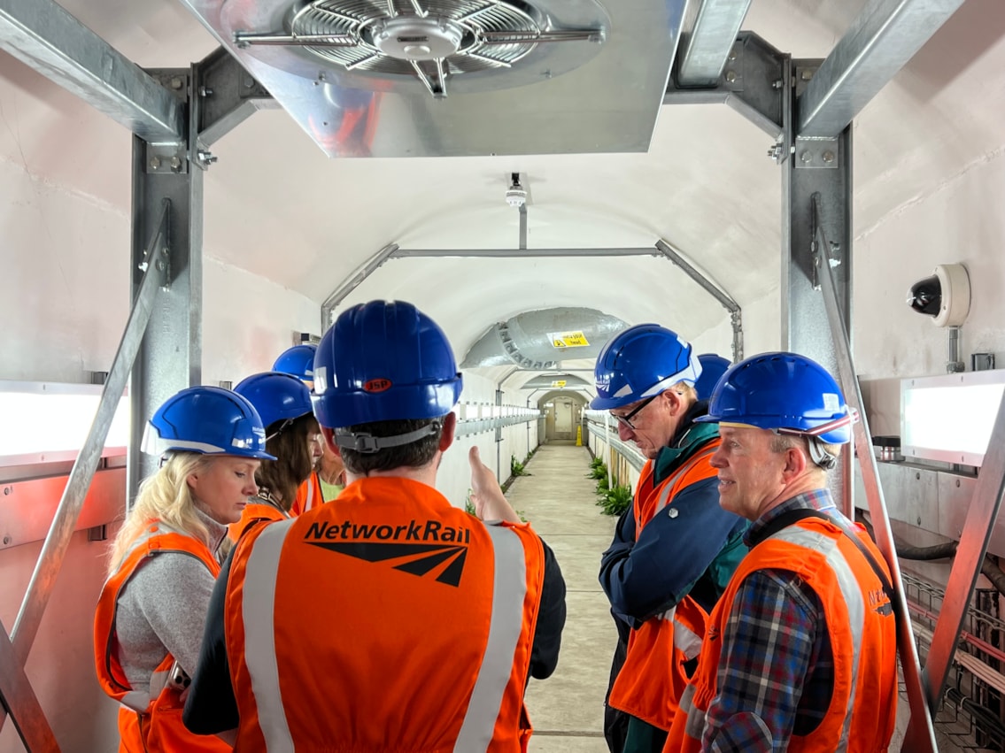 A glimpse into the Network Rail lamp tunnel