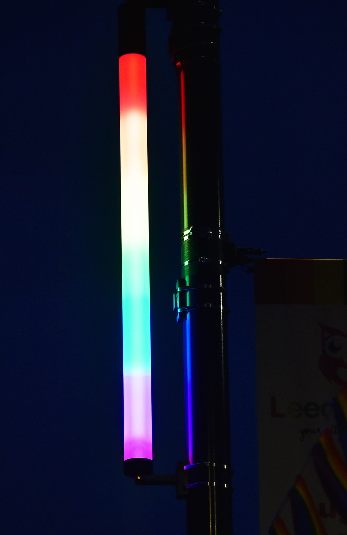 Lower Briggate Rainbow Lighting (2)