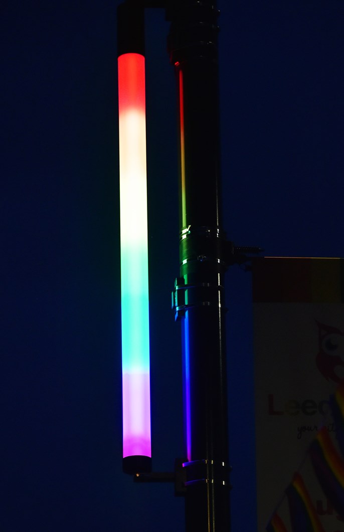 Lower Briggate Rainbow Lighting (2)