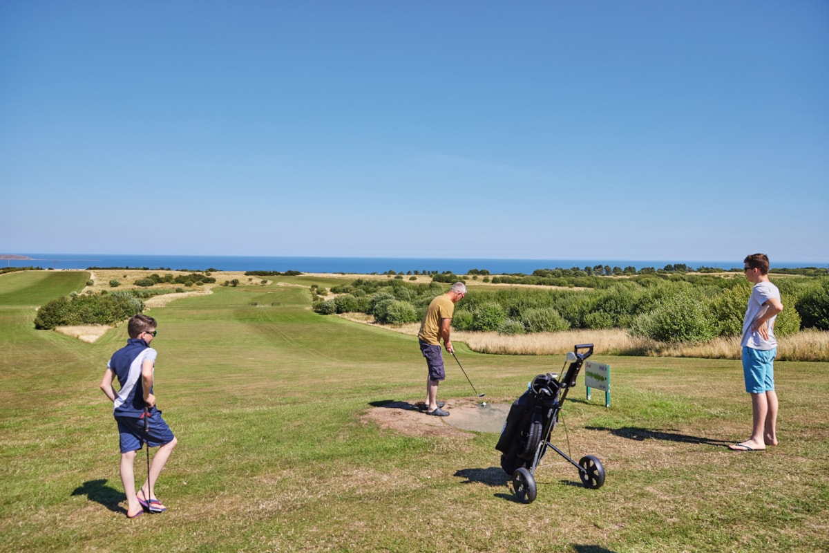 Golf course at Reighton Sands