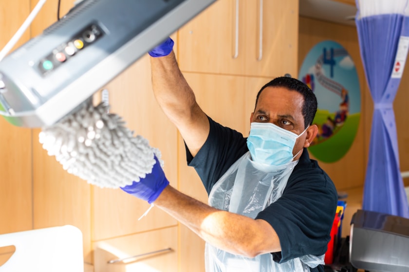 Healthcare cleaning