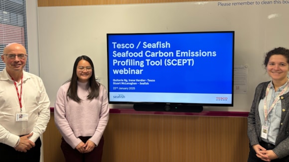 Tesco makes seafood carbon emissions profiling commitment to advance net-zero plans: Tesco - Seafish