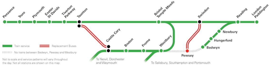 Castle Cary Buses Castle Cary to Taunton Pewsey to Swindon 13-14 Dec 2025