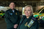 Dave (L) and Ellie (R) in uniform