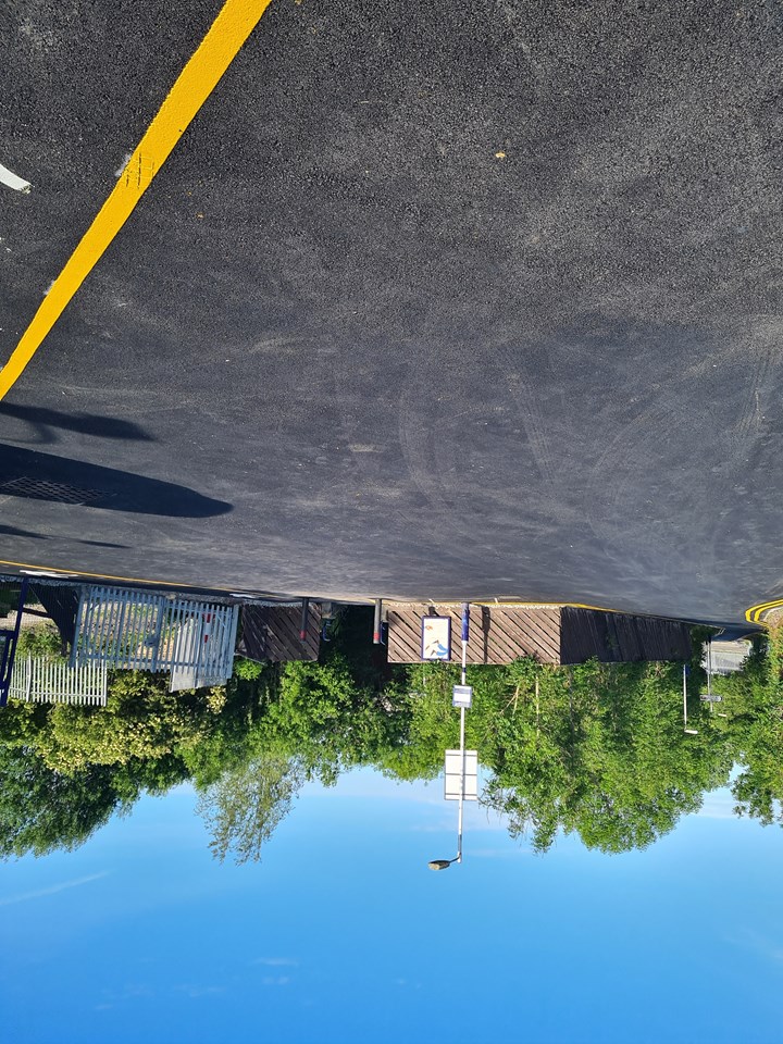 Hyde North resurfaced car park